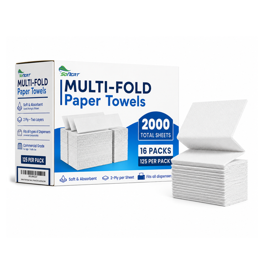 16 Pack - Multifold Paper Towels