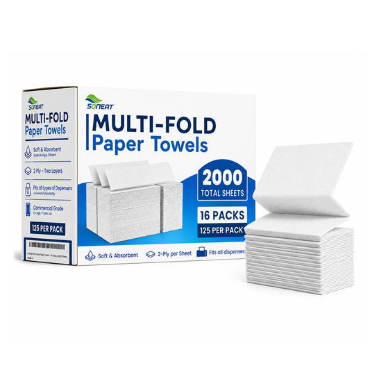 12 Pack - Multifold Paper Towels