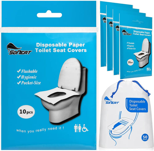 50 Disposable XL Toilet Seat Covers