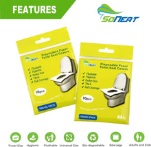 Load image into Gallery viewer, Disposable toilet seat covers - XL (60 Sheets)