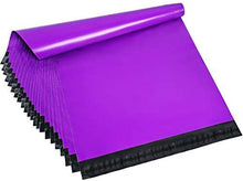 Load image into Gallery viewer, SoNeat Poly Mailers 14.5 x 19 Medium Size Shipping Bags 50 Pack Self Seal Mailing Envelops for Clothing, Accessories and Documents - Purple